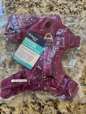Frisco Ripstop Dog Harness with Expandable Pocket - Purple